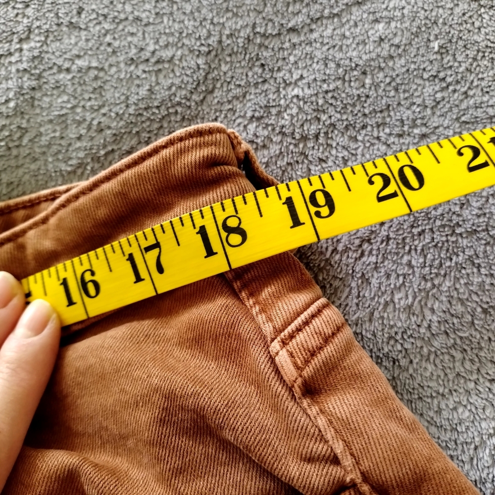 Everlane Way High Straight Leg Jeans Burnt orange Sz 34 - Picture 8 of 10